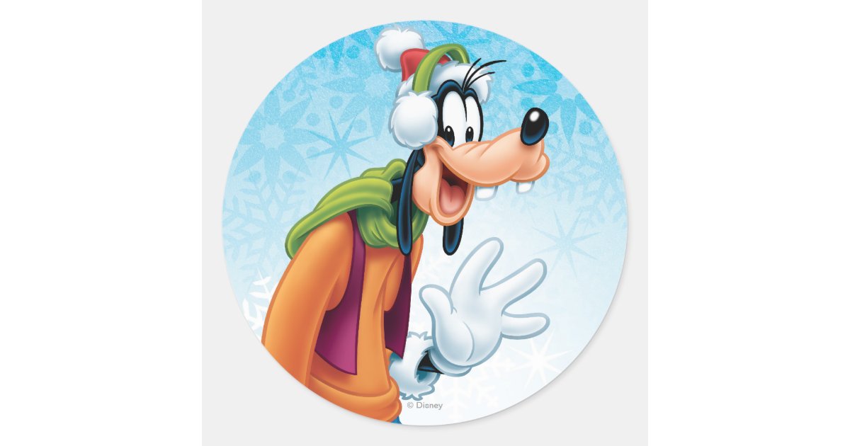 Vintage Mickey Classic Round Sticker, Zazzle