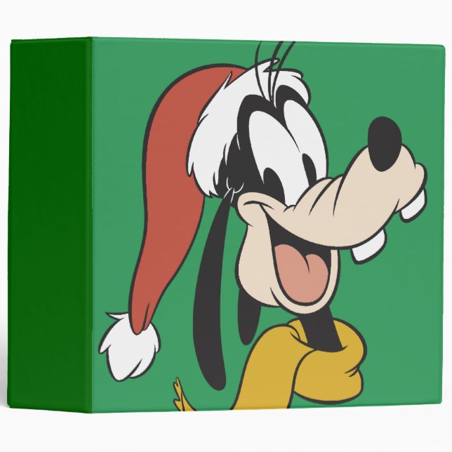 Goofy with Santa Hat Binder (Front/Spine)