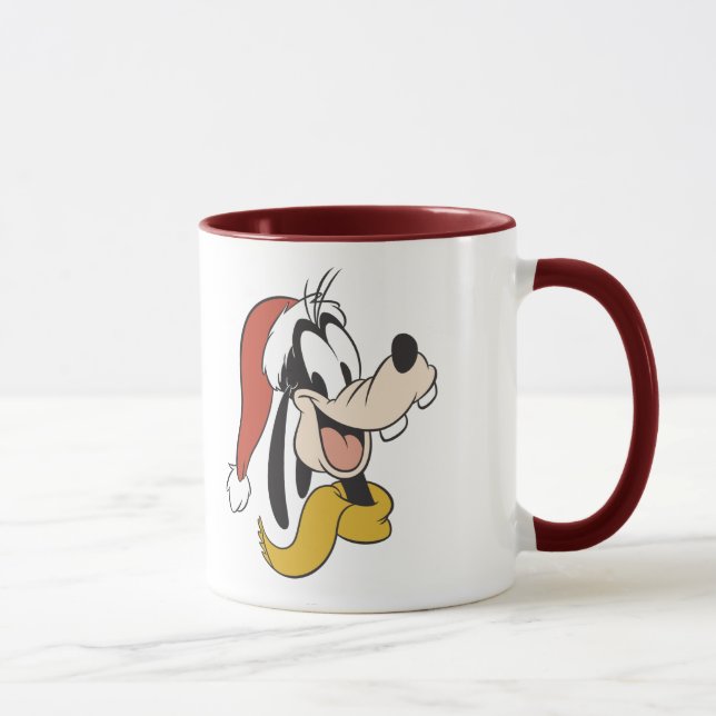 Goofy with Santa Hat Mug (Right)