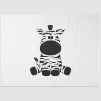 Goofy Zebra Tissue Paper