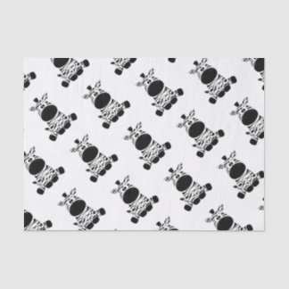 Goofy Zebra Tissue Paper