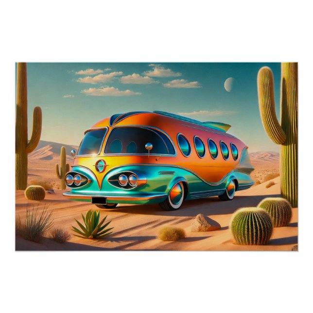 Googie Desert Bus Poster (Front)