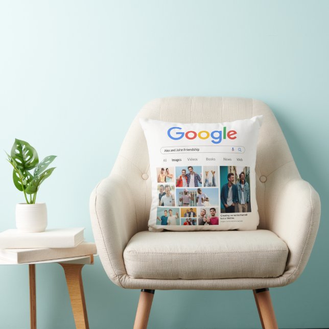 Google Best Friends Forever Photos| Bestie Throw Pillow (Chair)