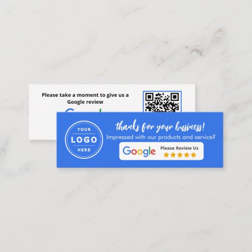 Google Busness Review  Calling Card