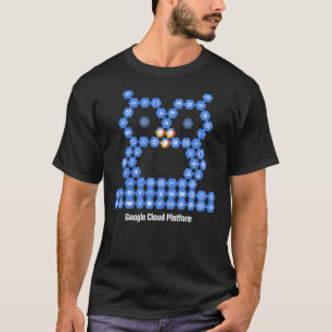 Google Cloud Platform Elements Owl - On Black T-Shirt