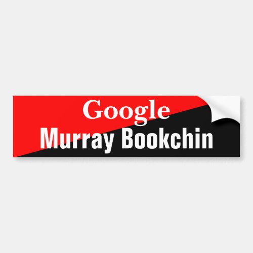 Google Murray Bookchin Bumper Sticker