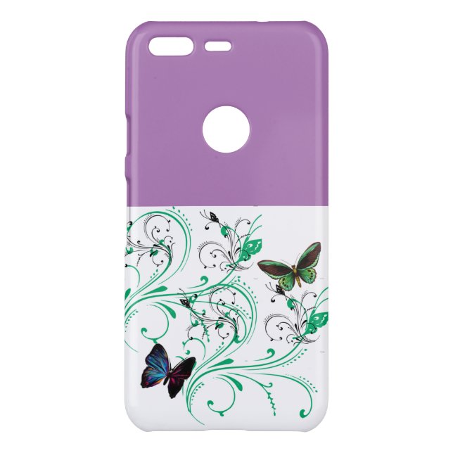 Google Phone Case Vines & Butterflies Pixel Case (Back)