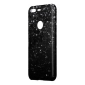 Google Pixel Case Black Crystal Bling Strass (Back/Left)