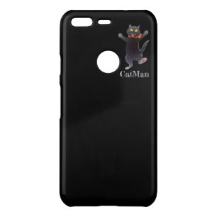 GOOGLE PIXEL CASE CAT MAN DESIGN