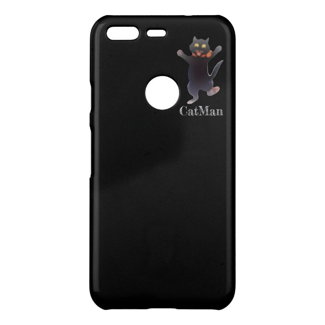 GOOGLE PIXEL CASE CAT MAN DESIGN (Back)