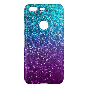 Google Pixel Case Mosaic Sparkley Texture