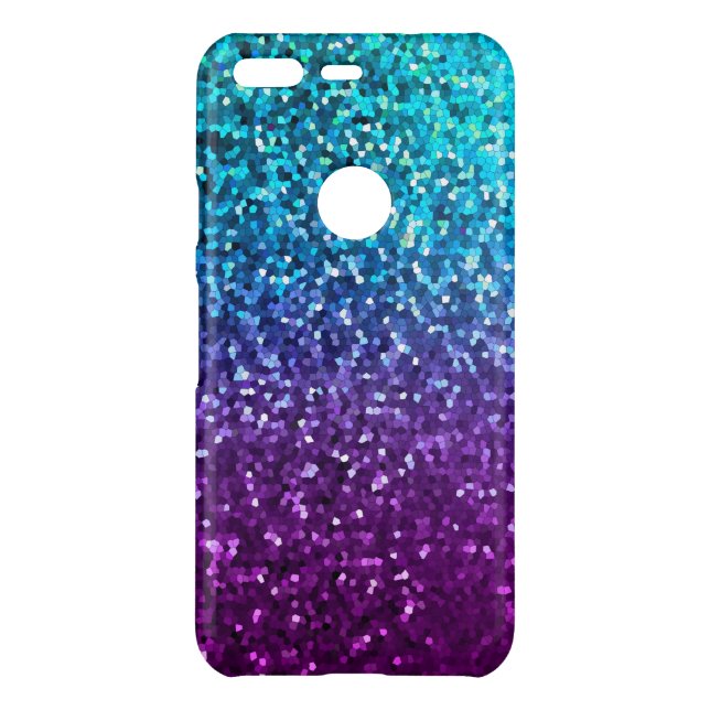 Google Pixel Case Mosaic Sparkley Texture (Back)