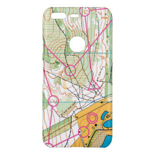 Google Pixel case - Orienteering map