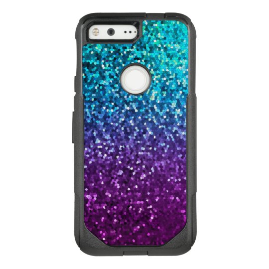 Google Pixel OtterBox Case Mosaic Sparkley Texture Zazzle