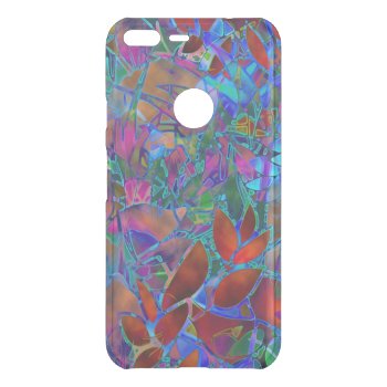Google Pixel Xl Case Floral Abstract Stained Glass by Medusa81 at Zazzle
