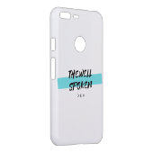 Google Pixel XL Custom Case TheWellSpokenDev (Back/Right)