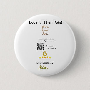 Google rate us review order purchase business QR Button