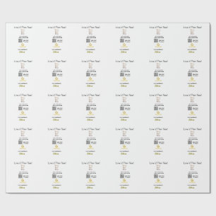 Google rate us review order purchase business QR Wrapping Paper
