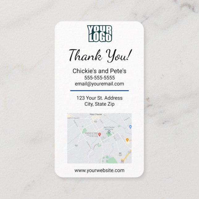 Google Review Business Card For Small Businesses (Back)