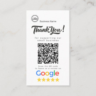 Google Review Business Card Template