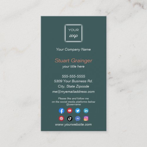 Google Review _ Business Card with Social Media