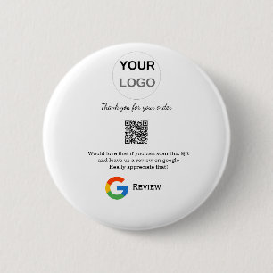 Google review business logo Scan QR review Button