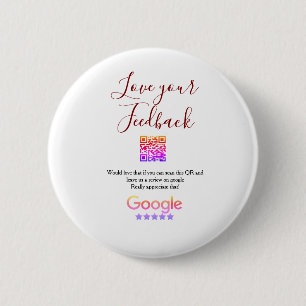 Google review business logo Scan QR review Button