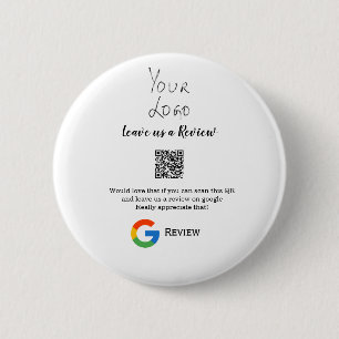 Google review business logo Scan QR review Button