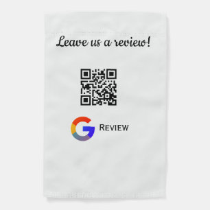 Google review business logo Scan QR review Garden Flag