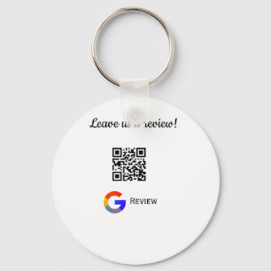 Google review business logo Scan QR review Keychain