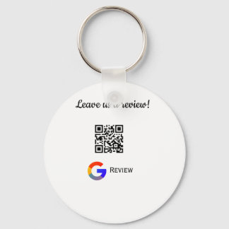 Google review business logo Scan QR review Keychain