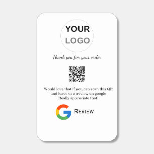 Google review business logo Scan QR review Matchboxes
