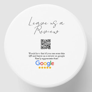 Google review business logo Scan QR review Mini Candle Favors