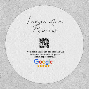Google review business logo Scan QR review Patch