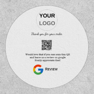 Google review business logo Scan QR review Patch