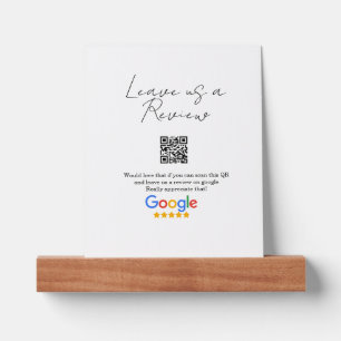Google review business logo Scan QR review Picture Ledge