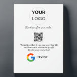 Google review business logo Scan QR review Plaque<br><div class="desc">Design</div>
