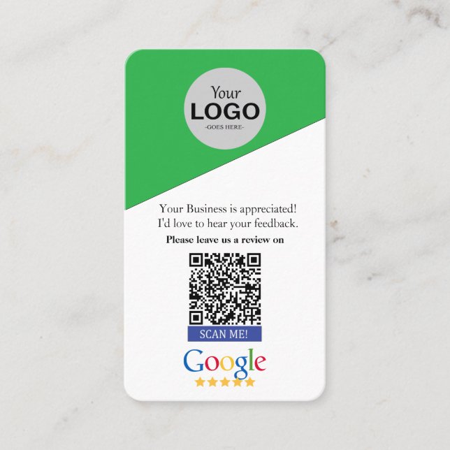 Google Review Card (Front)