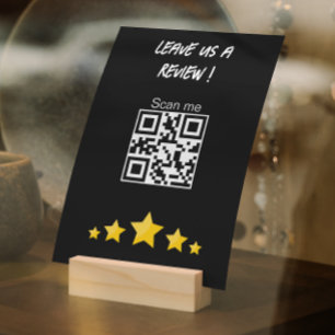 Google Review My Business Qr Code Handwritten Holder