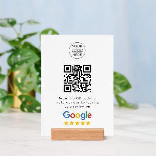 Google Review QR Code Business Holder
