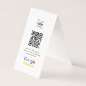 Google Review QR Code Business Review (Back)