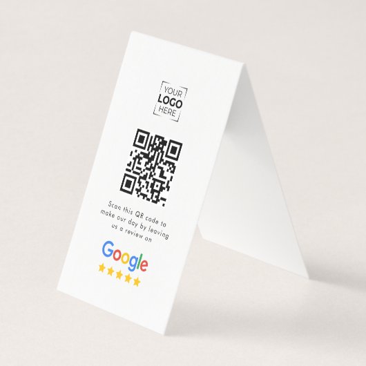 Google Review QR Code Business Review (Front)