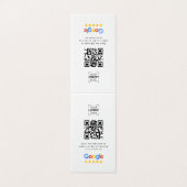 Google Review QR Code Business Review (Outside Unfolded)