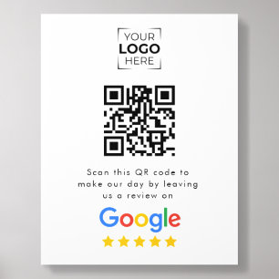 Google Review QR Code Business Review  Acrylic Photo Tile
