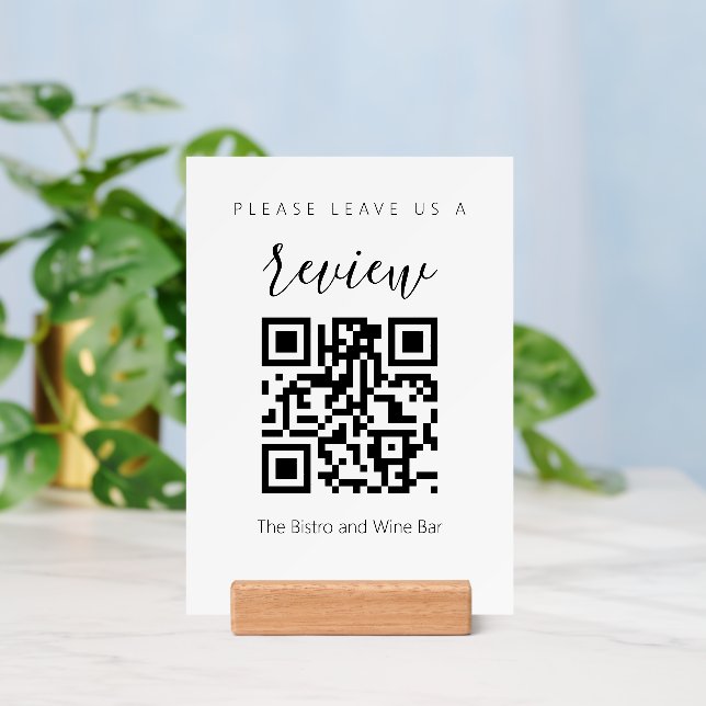 Google Review QR Code Business Review Holder (Insitu 3)