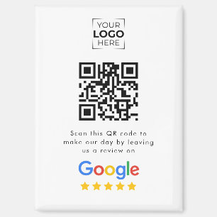Google Review QR Code Business Review Magnet