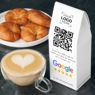 Google Review QR Code Business Review  Roasted Coffee