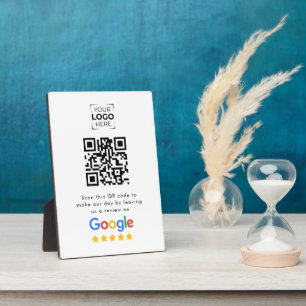 Google Review QR Code Business Review TableTop Plaque