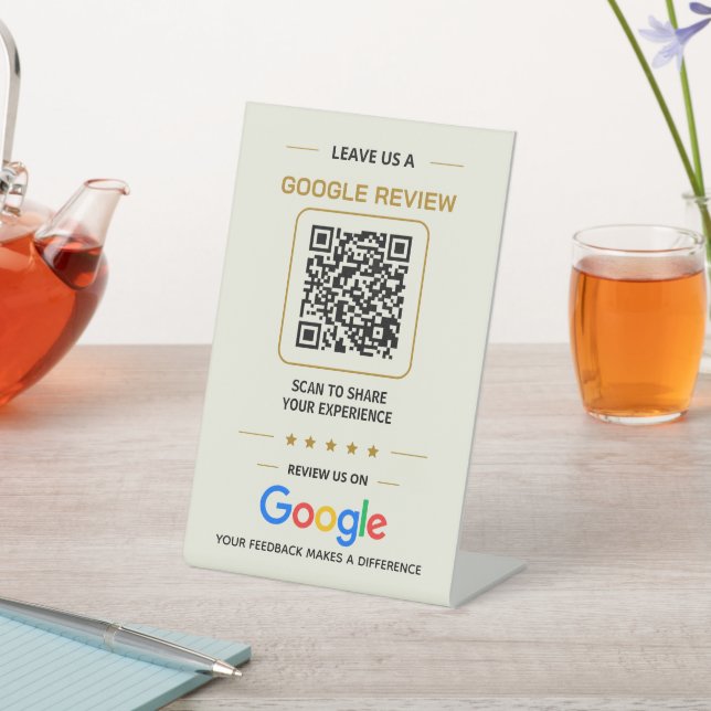 Google Review QR Code Sign – Simple & Minimal (In SItu)