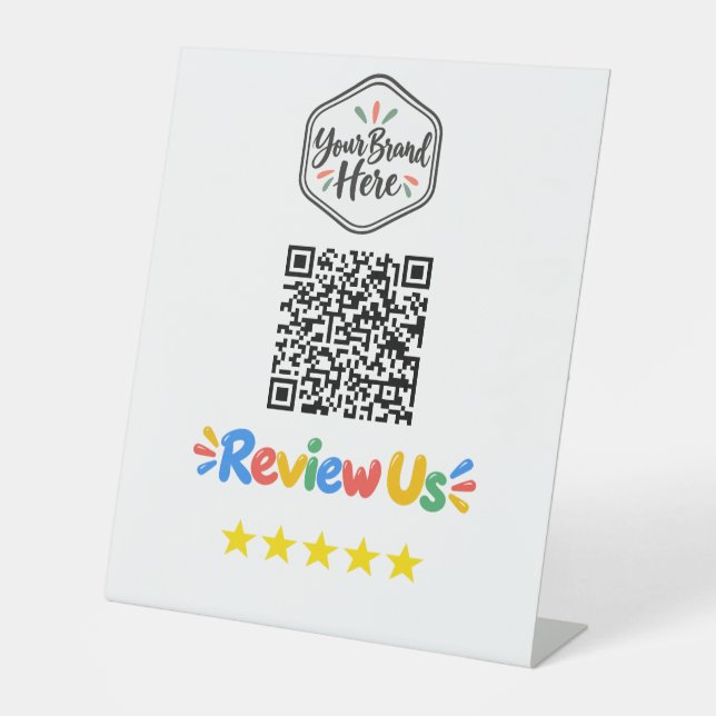 Google Review Sign  (Front)